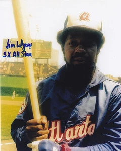 JIM WYNN ATLANTA BRAVES 3 X ALL STAR ACTION SIGNED 8x10 - Picture 1 of 1