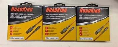 3/$19.99 RoadKing Heavy-Duty Charge and Sync Cable (RK06237) - Image 1 of 2