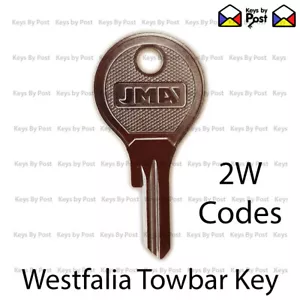 WESTFALIA DETACHABLE TOWBAR KEY (2W Codes) Spare Keys Fast shipping. - Picture 1 of 1