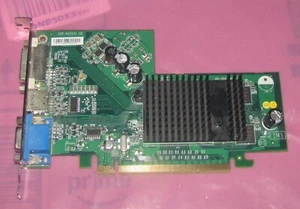 ATI Radeon X300 SE 128MB DDR PCI Express x16 DVI VGA Video Graphics Card - Picture 1 of 3