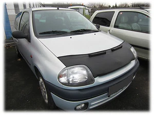 CAR HOOD BONNET BRA fit Renault Clio B I NOSE FRONT END MASK BRA DE CAPOT - Imagen 1 de 4