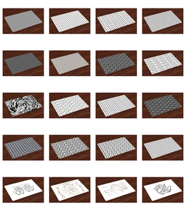 Place Mats Set of 4 Daily Use for Dining and Kitchen Table Ambesonne - Picture 1 of 244