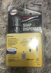 Danco Universal Pump Soap Dispenser Silver #10038 Under Counter Mount Microban - Picture 1 of 3