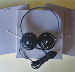 Headphone Crystal Vintage OMEGA  NOS, for Crystal Radio, Radiola, HAM Radio. NEW - Picture 1 of 10