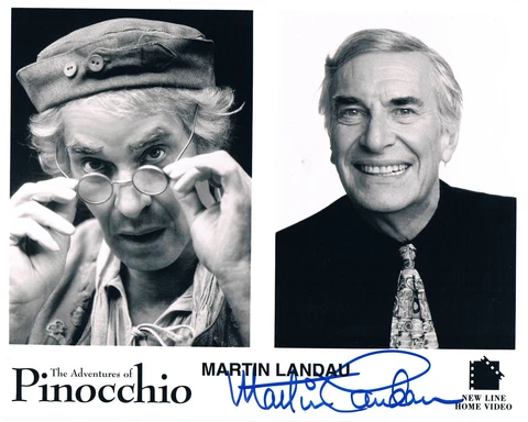Martin Landau 1931-2017 genuine autograph photo 8"x10" signed IN PERSON Cover