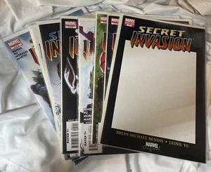 MCU Marvel Comics 2008 Secret Invasion 1 2 3 4 5 6 7 8 Full Run & Saga, en muy buen estado - Imagen 1 de 10