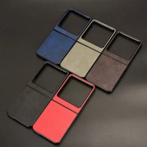 Para Tecno Phantom V Flip2 Lujo Litchi Piel Cuero + Carcasa Trasera PC Cuerpo Completo - Imagen 1 de 28
