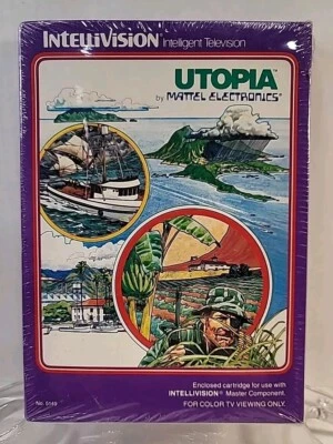 Brand New Intellivision Utopia Factory Sealed Video Game - Image 1 of 4