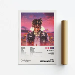 Juice WRLD, Legends Never Die Album Art Poster, Print, Music, Tracklist - Picture 1 of 5