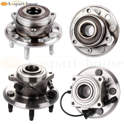 Conjunto de 4 cojinetes de cubo de rueda delantera trasera para Chevy Equinox 2010-16 GMC Terrain Foto 1 de 4