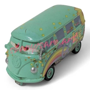 Disney-Pixar Cars Fillmore Volkswagen Microbus Diecast Mattel Hippy Peace Groovy - Picture 1 of 4