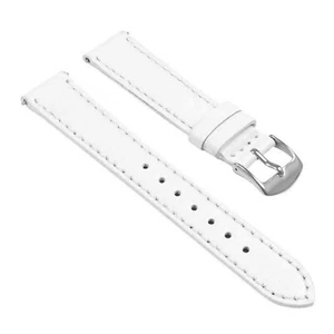 StrapsCo Women's Classic Smooth Leather Watch Band - Quick Release Strap - Picture 1 of 42