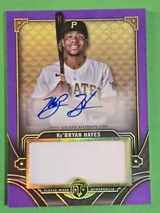 2022 Topps Triple Threads Ke'Bryan Hayes #ASJR-KH AUTO RELIC /75 - Picture 1 of 2
