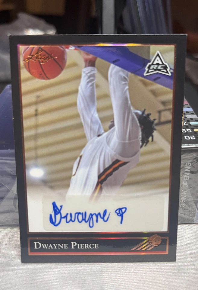 2022 Leaf Memories Dwayne Pierce Bronze Foil SP Auto Rookie Card RC LSU - Image 1 of 2