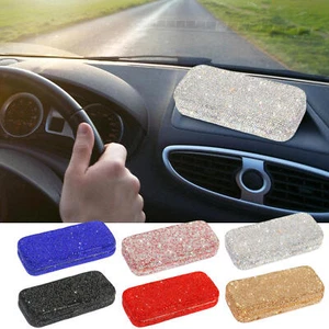 Shiny Car Glasses Case Storage Box Sunglasses Holder Accessories For Drivers - Picture 1 of 18