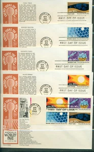 1982 FDC Set of 5 - Scott# 2006-09 - Knoxville Fair - Aristocrat Cachet UA - Picture 1 of 1