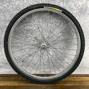 Araya 7x Front Wheel 26 in 1.75 Mountain Rim Nutted DENT 36 Hole 36h 80s ATB - Picture 1 of 18