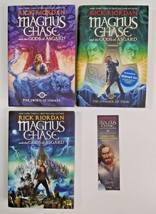 Magnus Chase and the Gods of Asgard Complete set, books 1-3. By Rick Riordan - Picture 1 of 9