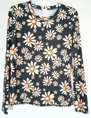 No Boundaries Junior Rash Guard Top Daisy size L - Image 1 of 4