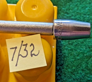 Vintage Craftsman 1/4" Drive  7/32"  6 Point Shallow Socket SAE =V=  Slope - Bild 1 von 3