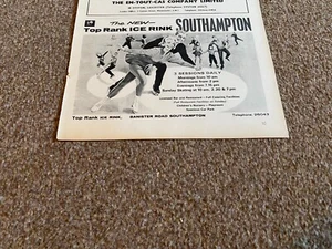 WFBK13 WORLD SPORT WERBUNG 5X8 TOP RANG EISBAHN SOUTHAMPTON - Bild 1 von 1