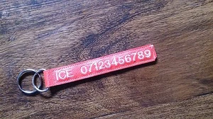 Emergency Contact Number Keyring / Tag ICE Bikes/Bikers/Trikes - Picture 1 of 1