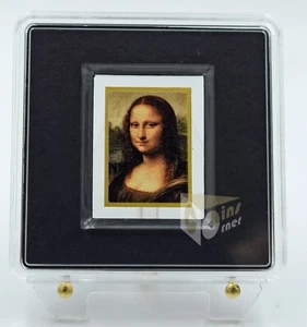Barra de monedas de oro 999 Tokelau 2022 Mona Lisa - Leonardo da Vinci 1/500 OZ - Imagen 1 de 3
