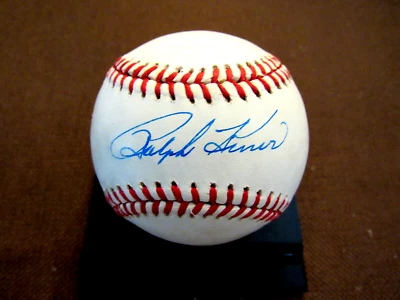 RALPH KINER 7 X HR LEADER PIRATES METS HOF SIGNED AUTO VINTAGE ONL BASEBALL JSA - Image 1 of 3