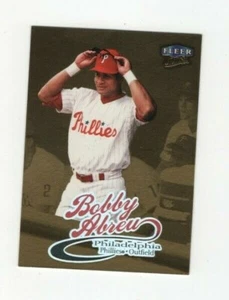 1999 FLEER ULTRA BASEBALL GOLD MEDALLION - BOBBY ABREU PHILADELPHIA PHILLIE #110 - Photo 1/1