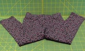 Circo Purple Heart Pattern Sweatpants Size 3T 95% Cotton, 5% Spandex - Picture 1 of 2