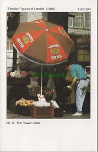 Postal de Londres - Floristería, The Flower Seller, Street Seller Ref.RS34391 - Imagen 1 de 2