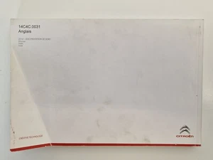 CITROEN C4 CACTUS 2014-2018 OWNERS MANUAL HANDBOOK BOOKPACK WALLET SET - Picture 1 of 1
