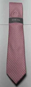 NEW Michael Kors Men's Silk Blend pink Neck Tie - Picture 1 of 2