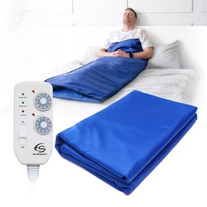Infrarot Sauna Blanket Heizdecke Heizmatte CE Körper Abnehmen Fitness Saunadecke - Bild 1 von 26