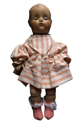 Винтажная виниловая пищалка 1960-х Horsman & Sleepy Blue Eyes 14 дюймов - Изображение 1 из 4