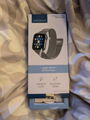 NUEVO Apple Watch Correa Plateada Acero Inoxidable Malla 38/40/41 mm TODAS LAS SERIES 6 7 8 9  Foto 1 de 4