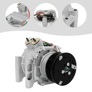 For 2002-2009 Chevy Trailblazer GMC Envoy 4.2L A/C Compressor w/ Clutch 25825339 - Picture 1 of 9