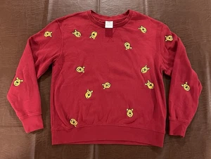 Vintage AOP Disney Winnie The Pooh Crewneck Sweater - Size Small - Picture 1 of 14