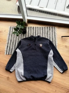 VINTAGE SOUTHAMPTON FC FLEECE MENS LARGE GRAY FOOTBALL SWEATSHIRT 90s SAINTS - Picture 1 of 12