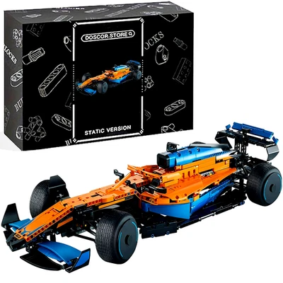Technic McLaren Fórmula 1 2022 Réplica Coche de Carreras Modelo Kit de Construcción Regalo de Cumpleaños Foto 1 de 4