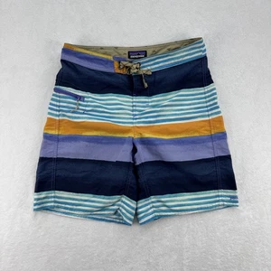 Patagonia Board Shorts Mens 31 Multicolor Striped Swim Trunks Drawstring Pocket - Picture 1 of 12