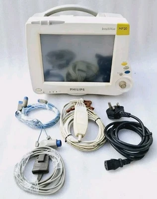 PHILIPS INTELLIVUE MP20 MONITOR PAZIENTE DIGITALE ECG PHILIPS NON FUNZIONA - Immagine 1 di 4