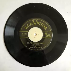 AMALIA MENDOZA -4 PRIMAVERAS / GRITENME- RARE MEXICAN 7¨ SINGLE, PAPER SLEEVE - Picture 1 of 3
