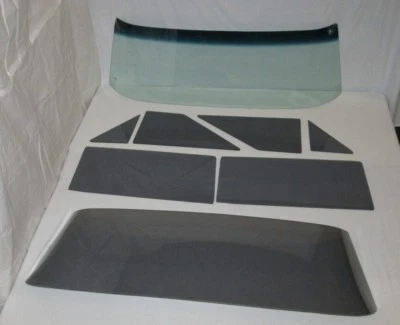 Vidrio 1966 1967 Chevy II Nova 2 puertas HT GB parabrisas YT puerta de ventilación cuarto trasero Foto 1 de 4