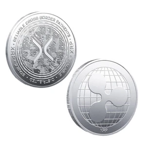 XRP Gedenkmünze Ripple Coin Challenge Coin physische Krypto Sammlermedaille - Bild 1 von 8
