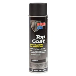 POR-15 Top Coat Chassis Black Aerosol 397G - POR45918 Free And Fast Delivery!! - Picture 1 of 1