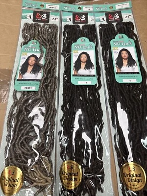 Bobbi Boss Crochet Interlocking Nu Locs 24 2X Color #4(2 Pack) Color #T4/613 (1) - Image 1 of 4