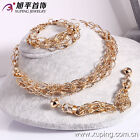 3 Pc 18K Charming Gold Plated Jewelry Set