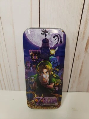 NEW The Legend of Zelda Black Band Watch Majora's Mask 3D 2015 Tin Case - Image 1 of 4