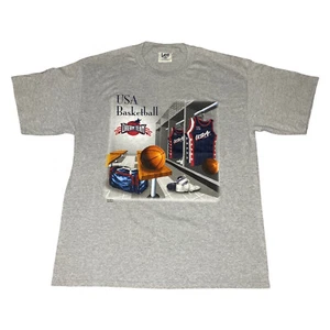 Lee Sport USA Basketball Dream Team T-Shirt XL NWOT Vintage 90s Nutmeg Olympics - Picture 1 of 5